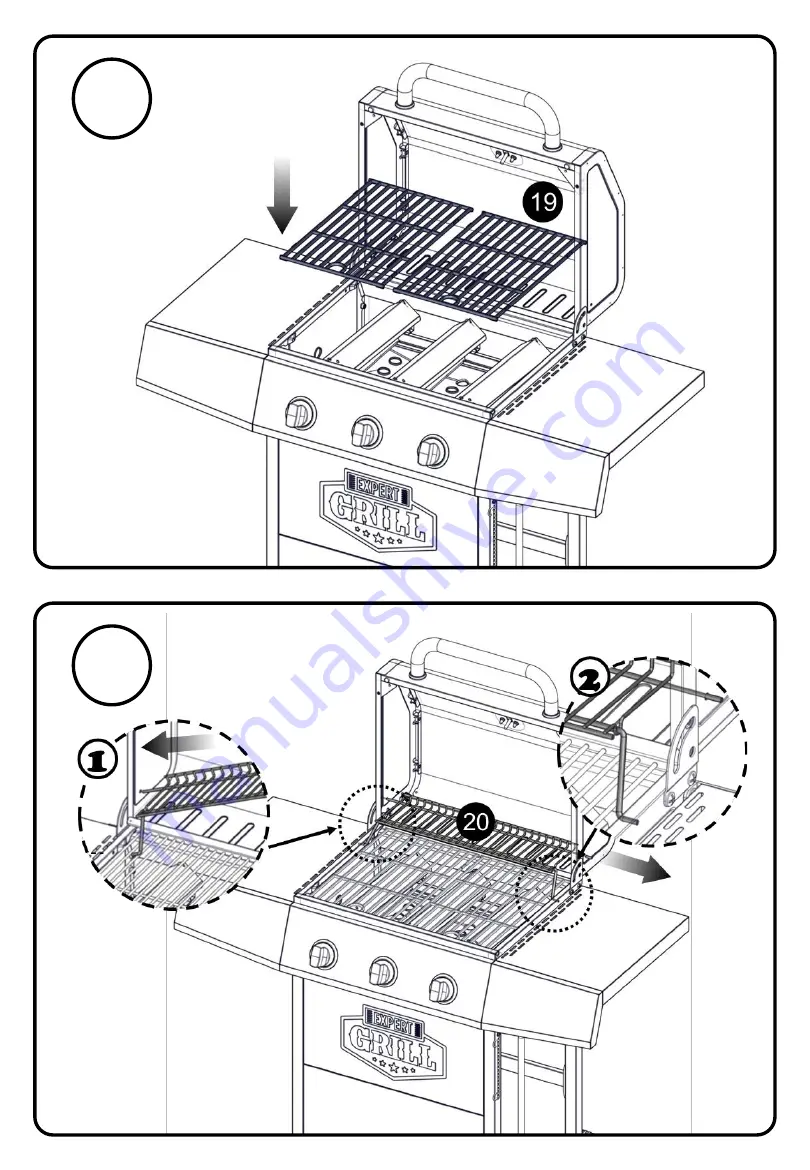 EXPERT GRILL 720-0988EC Assembly Instructions Manual Download Page 16