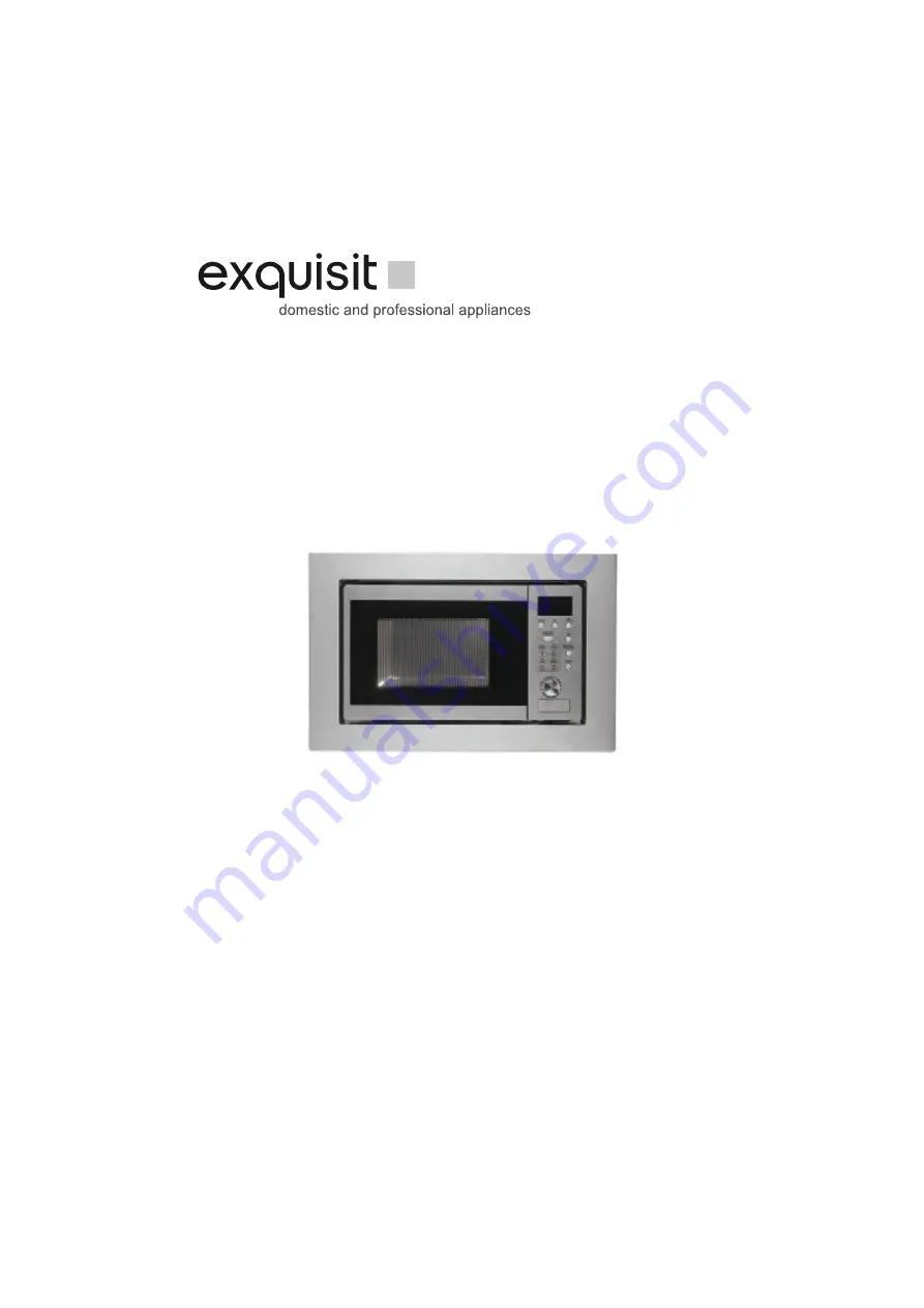 Exquisit EMW20.1G Instruction Manual Download Page 1