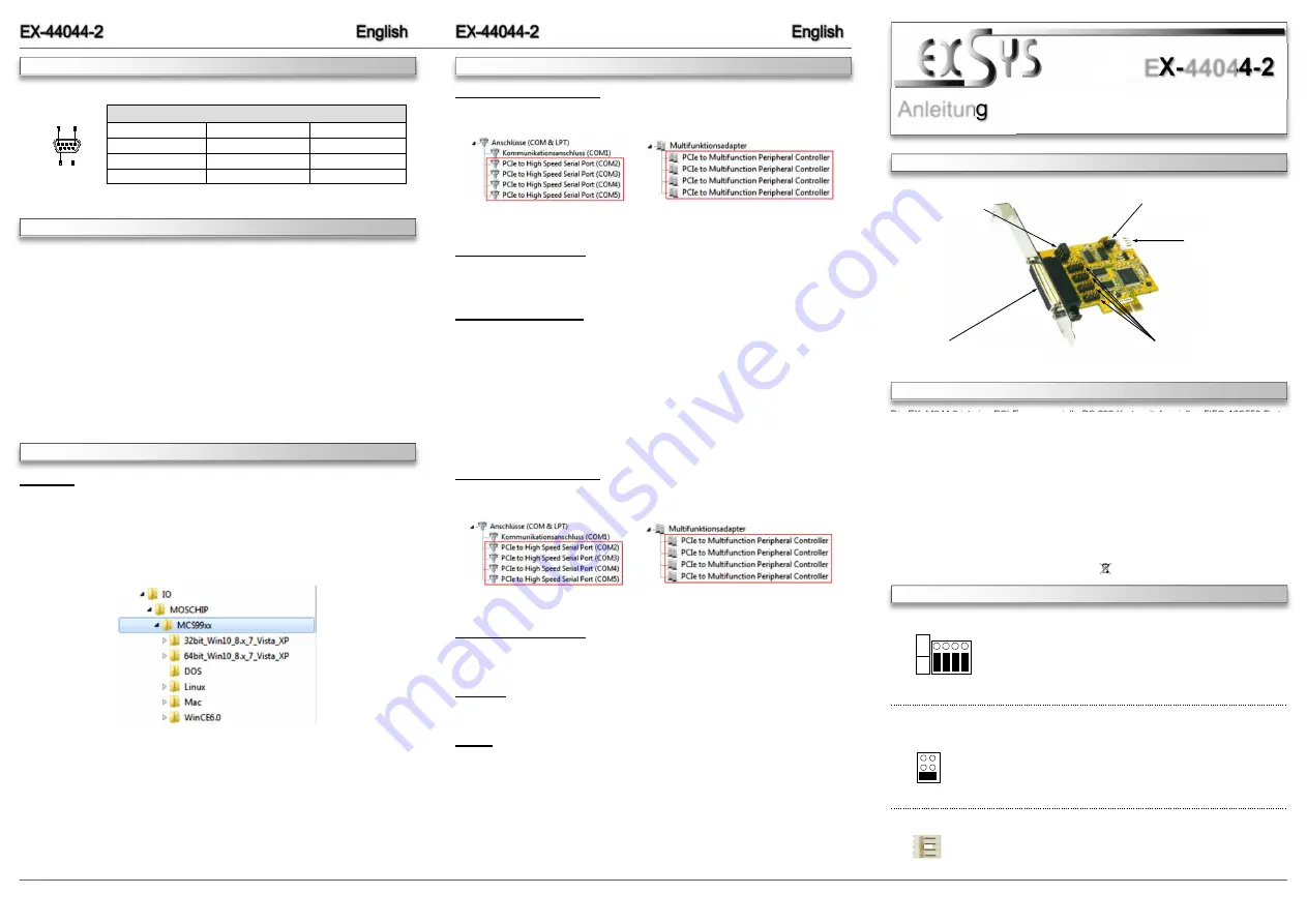 Exsys EX-44044-2 Manual Download Page 1