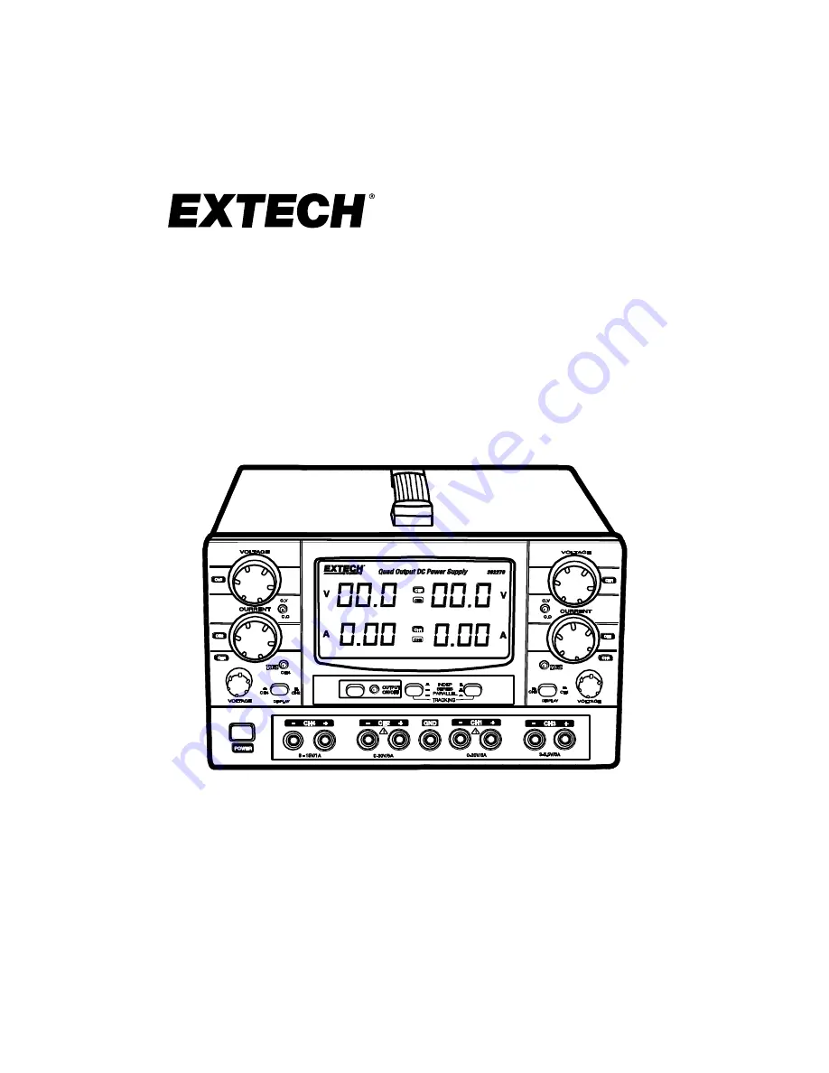 Extech Instruments 382270 Скачать руководство пользователя страница 1