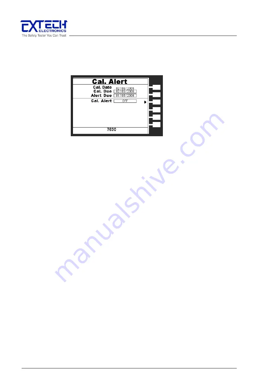 Extech Instruments 7630 Operation Manual Download Page 46