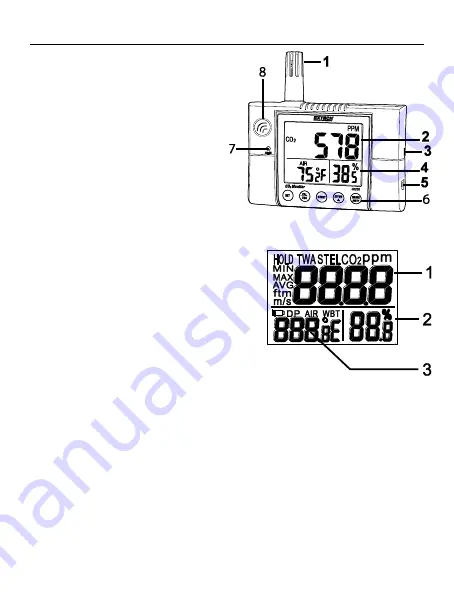 Extech Instruments CO230 Скачать руководство пользователя страница 3