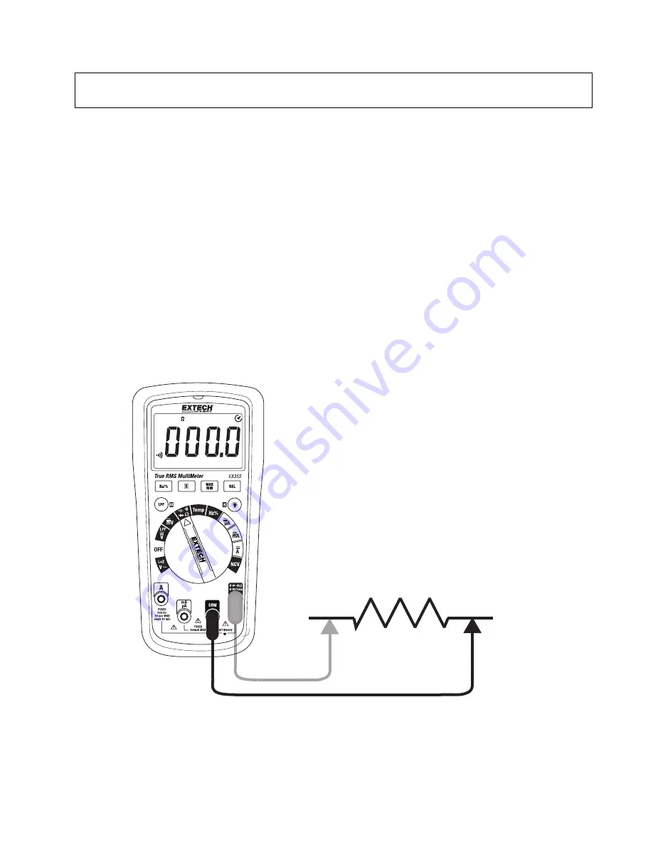 Extech Instruments EX350 User Manual Download Page 15