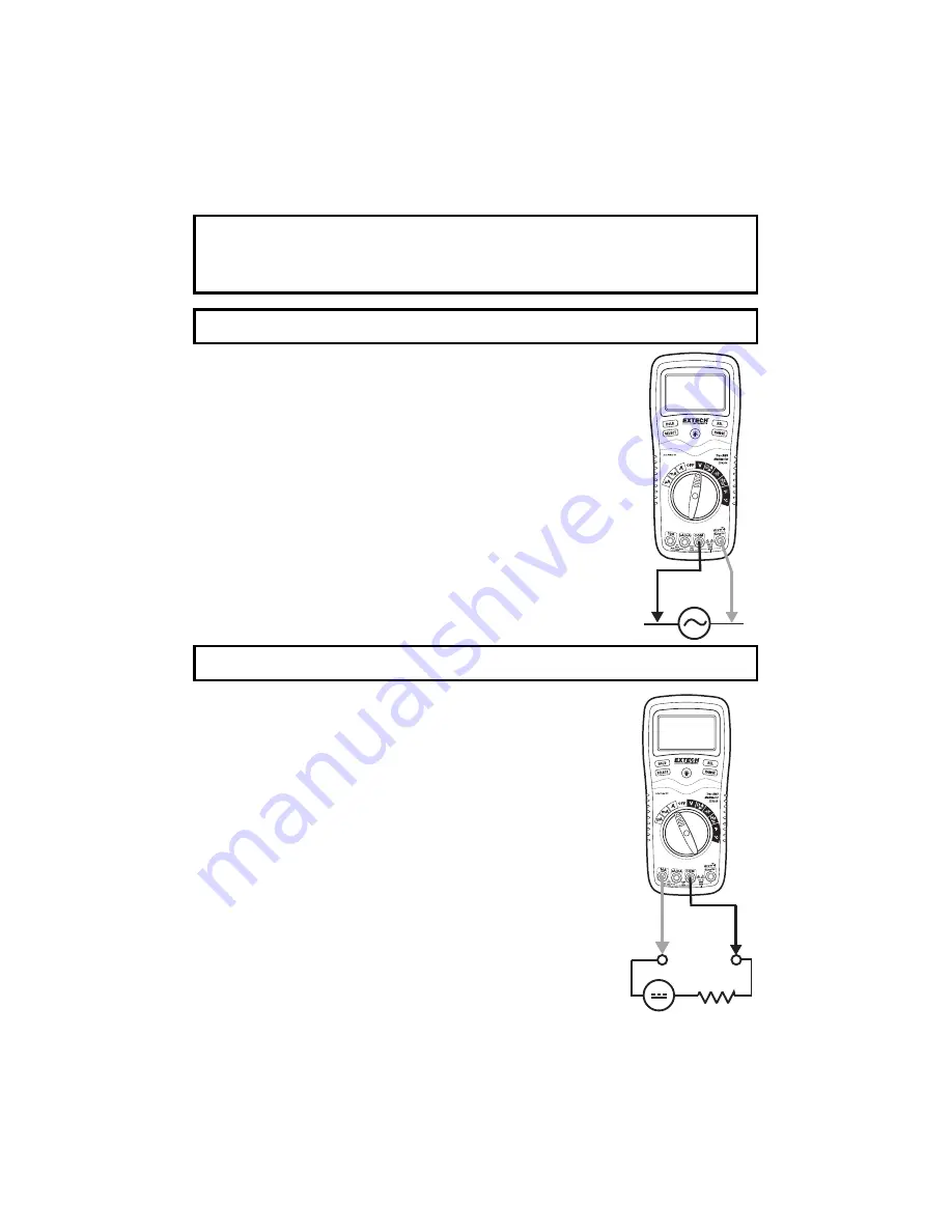 Extech Instruments EX430A User Manual Download Page 7