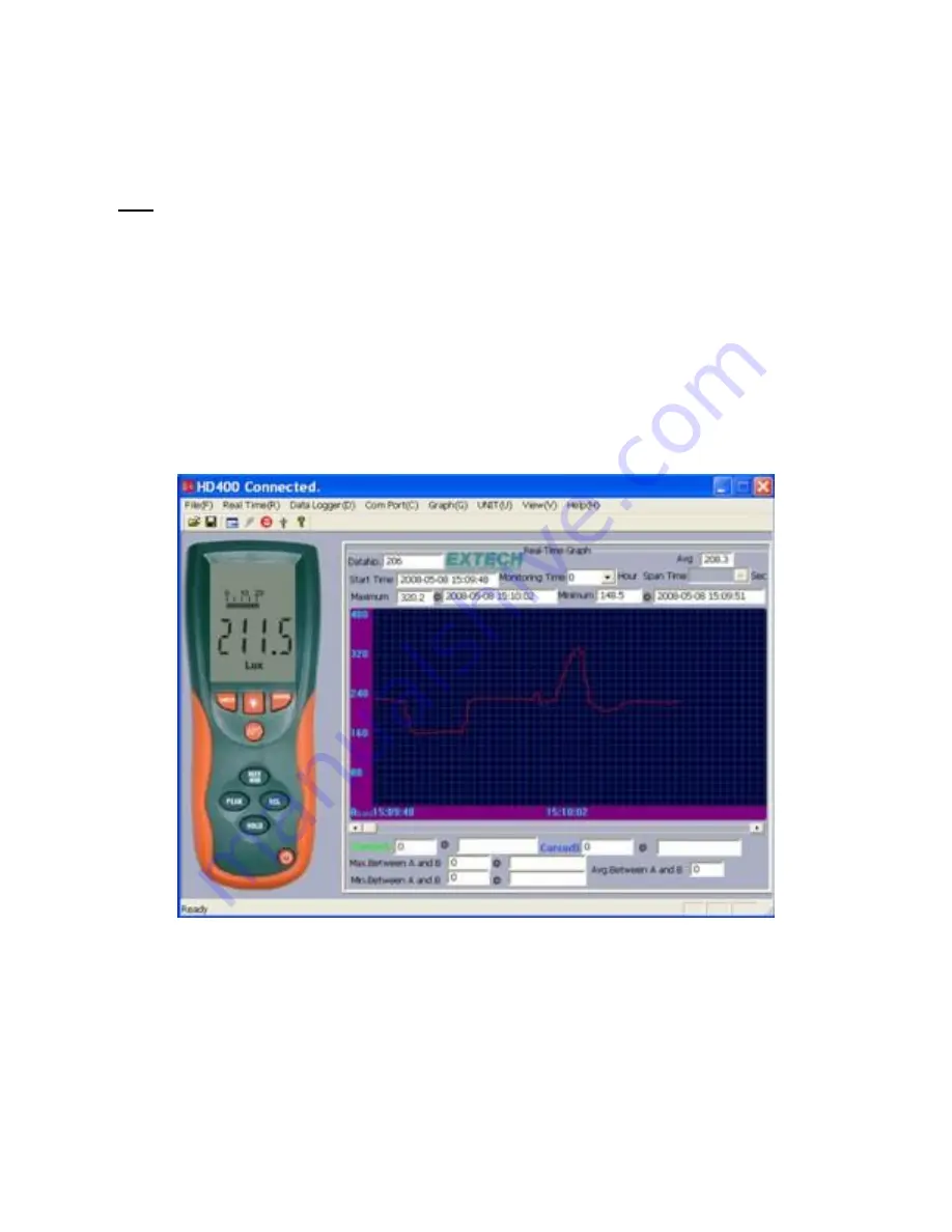 Extech Instruments HD400 Скачать руководство пользователя страница 6