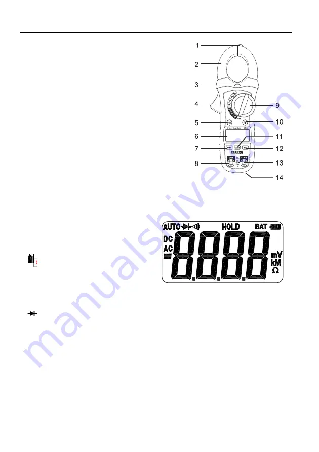 Extech Instruments MA430 Скачать руководство пользователя страница 4