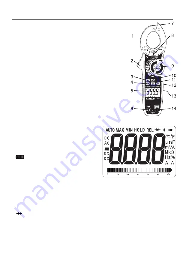 Extech Instruments MA640 User Manual Download Page 4