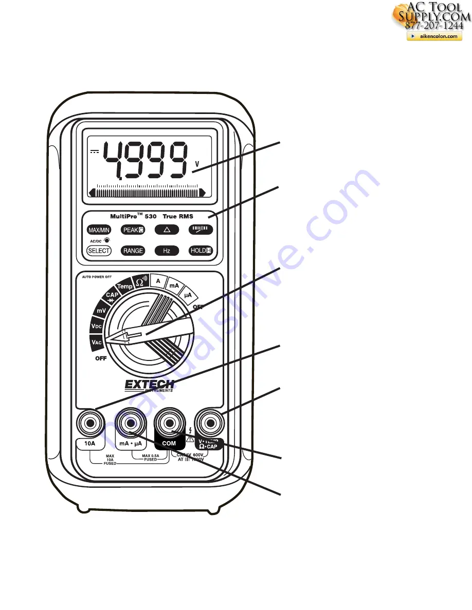 Extech Instruments MP510A User Manual Download Page 4