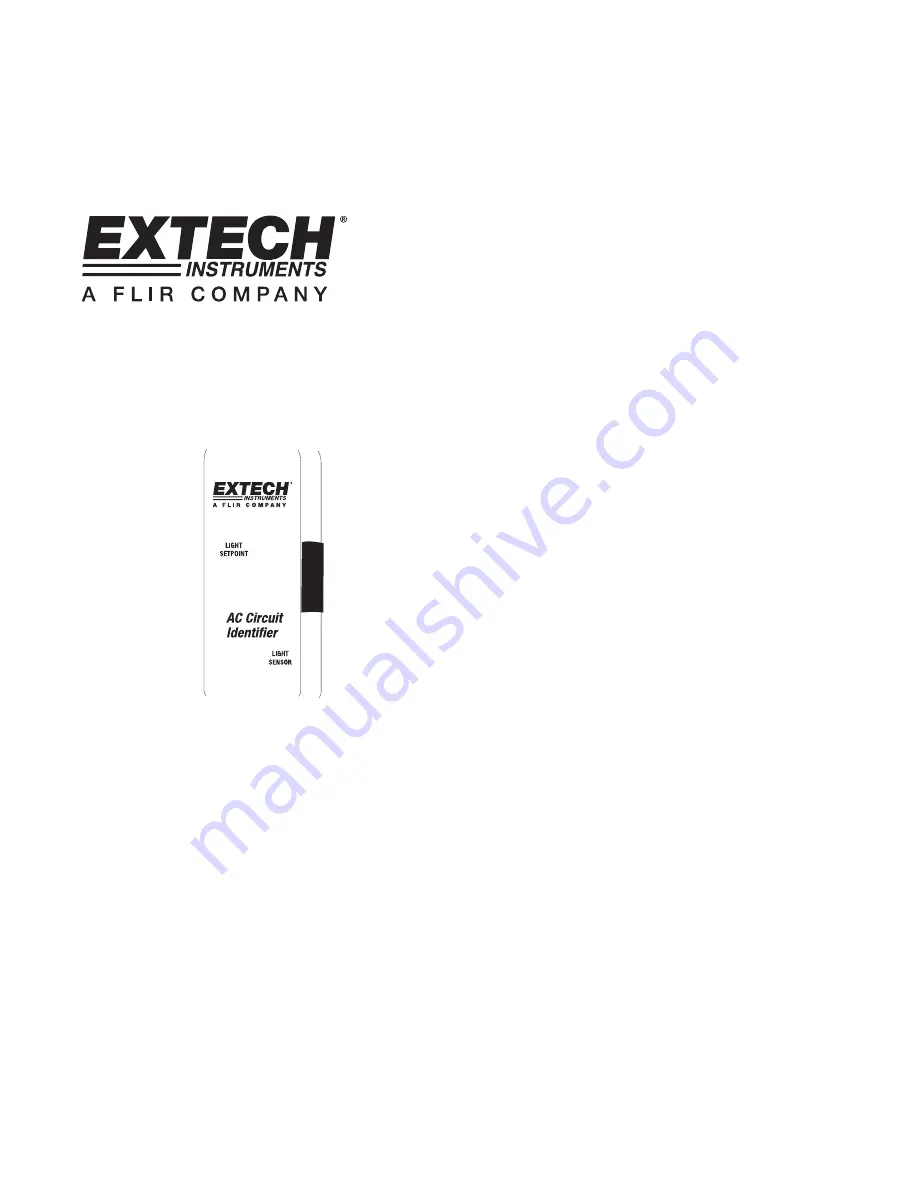 Extech Instruments RT30 User Manual Download Page 1