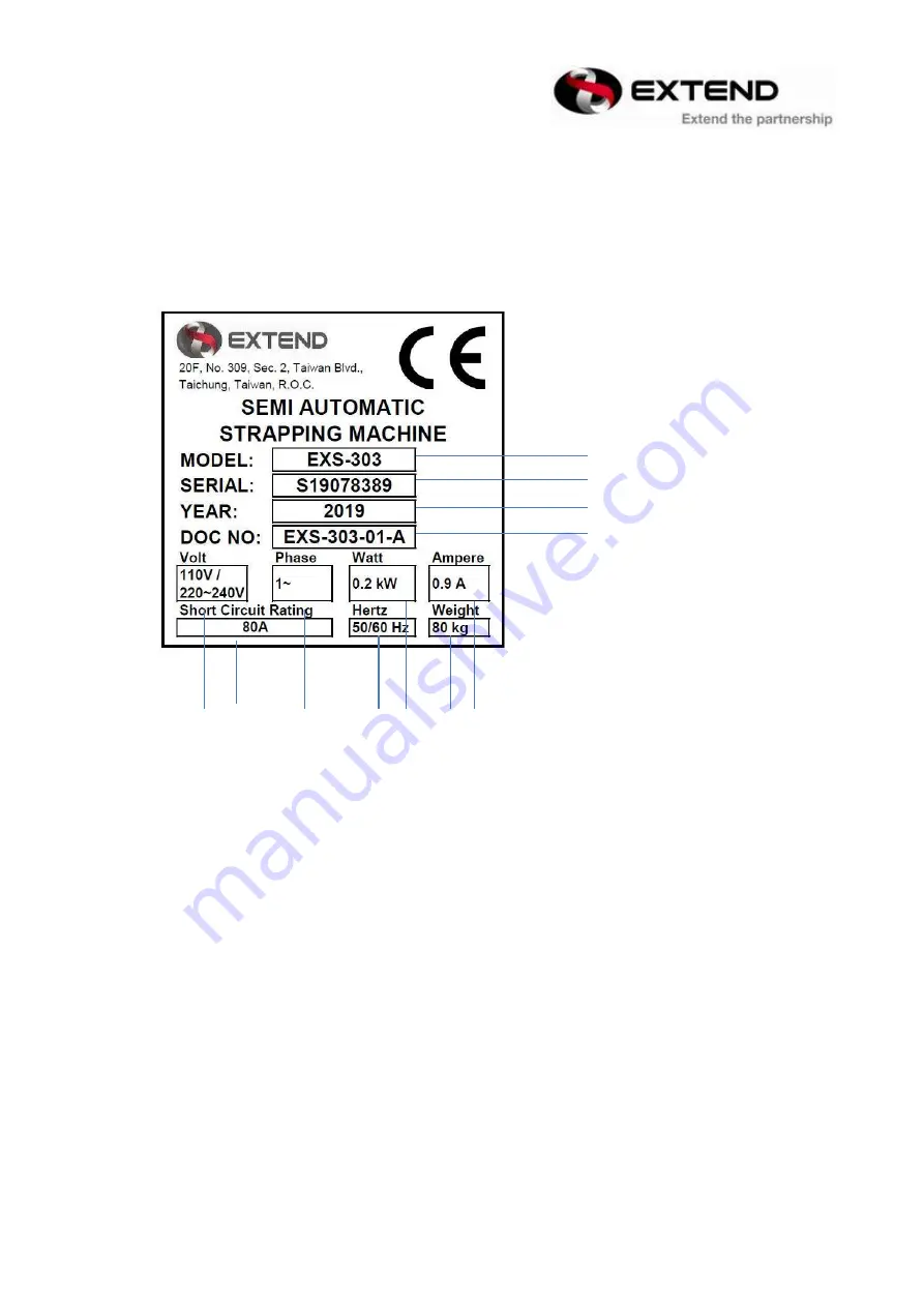 Extend EXS-303 Operation Manual Download Page 16