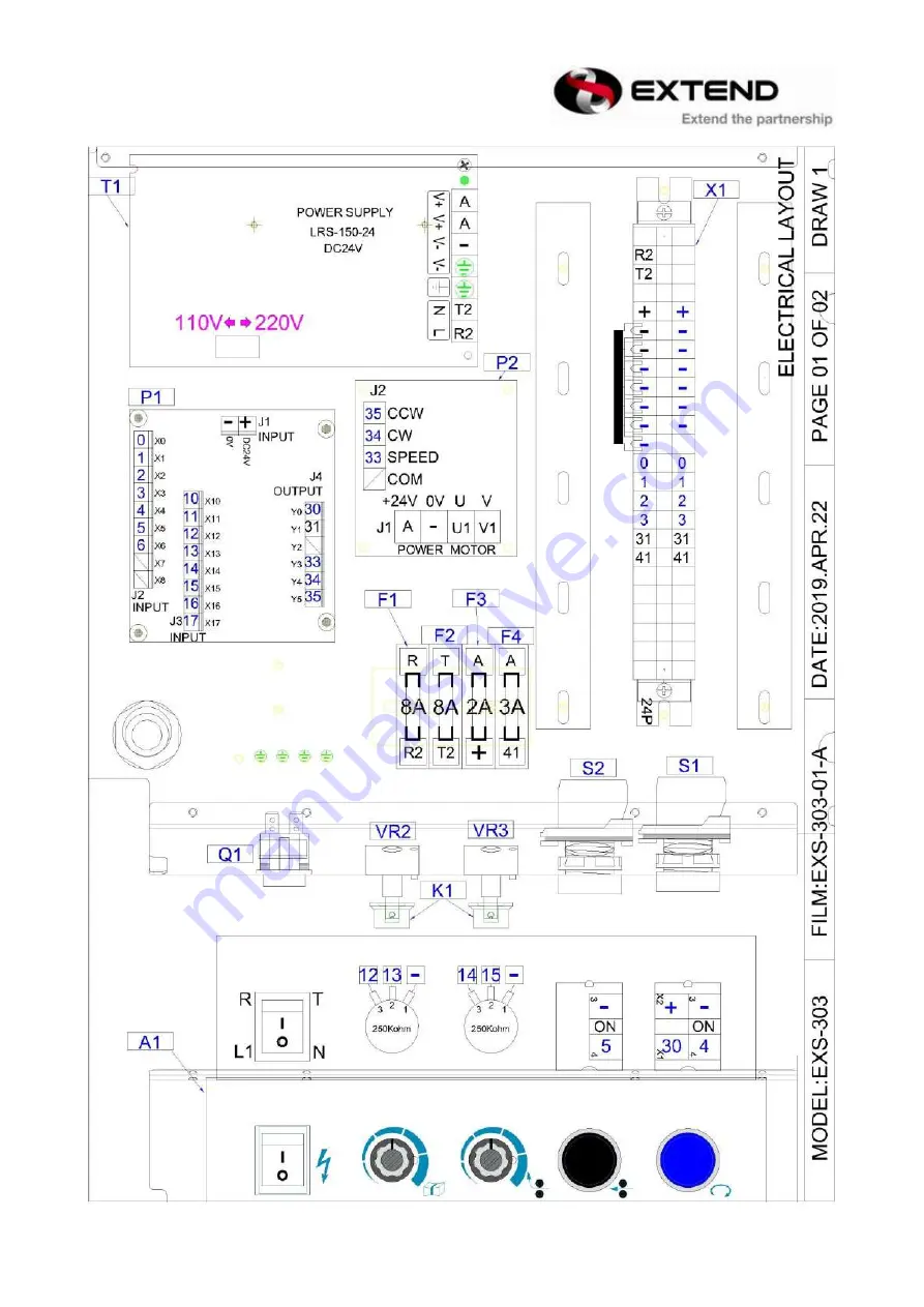 Extend EXS-303 Operation Manual Download Page 29