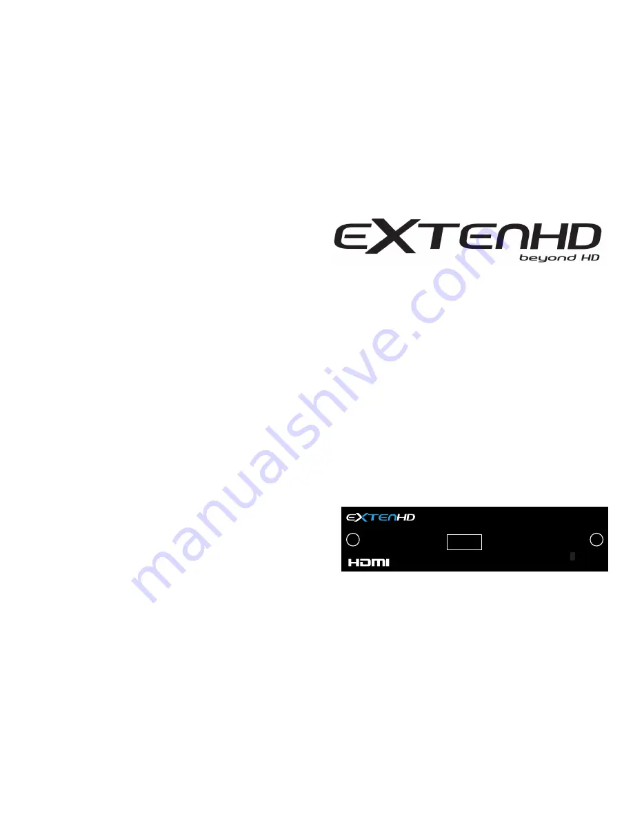 ExtenHD XCAT-50 Скачать руководство пользователя страница 1