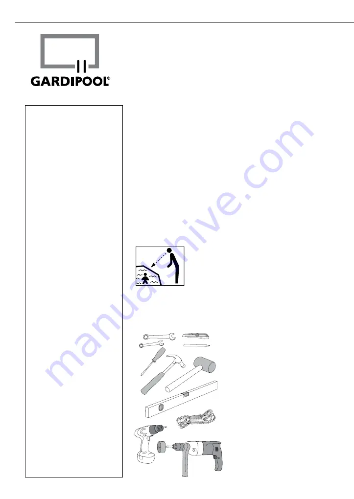 Exterior Living Gardipool OCTOO 400 Manual Download Page 84