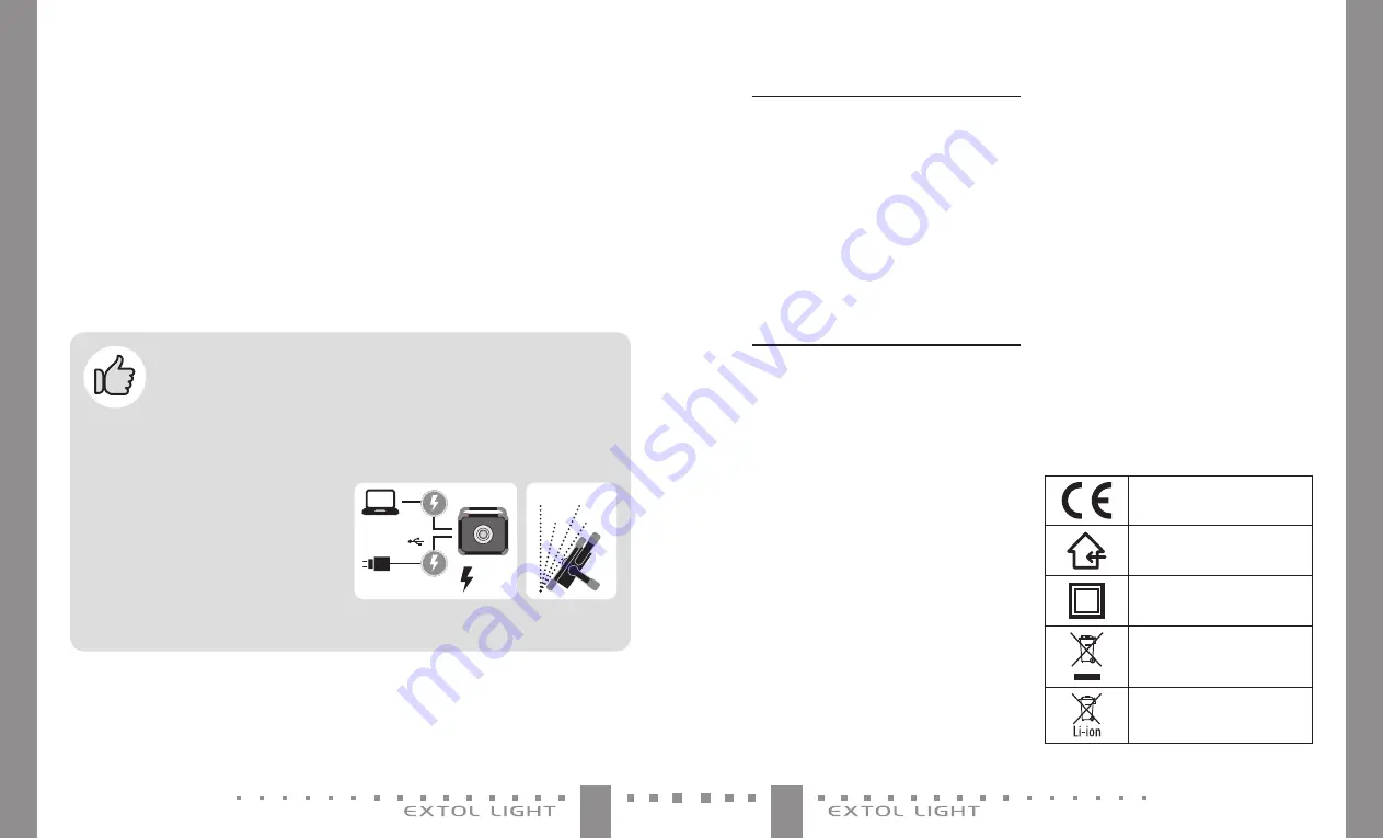 EXTOL LIGHT 43134 Translation Of The Original User Manual Download Page 2