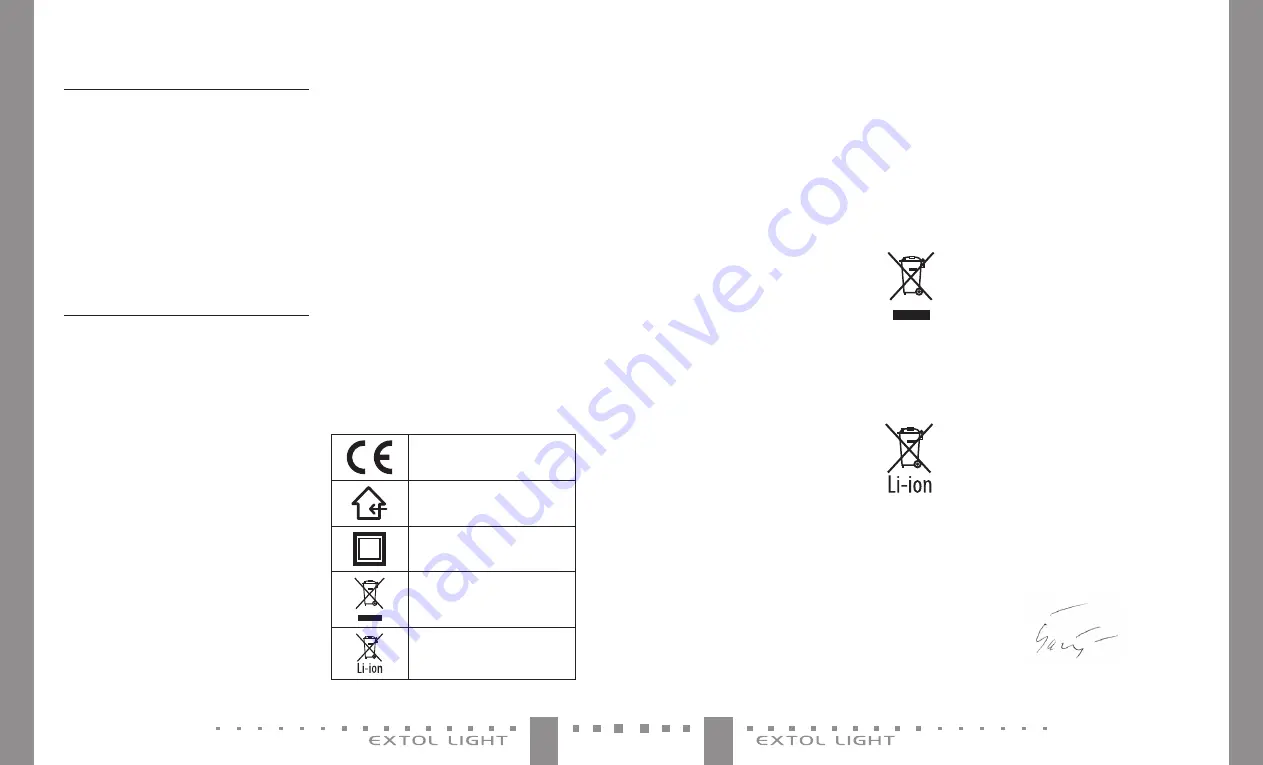 EXTOL LIGHT 43134 Translation Of The Original User Manual Download Page 4