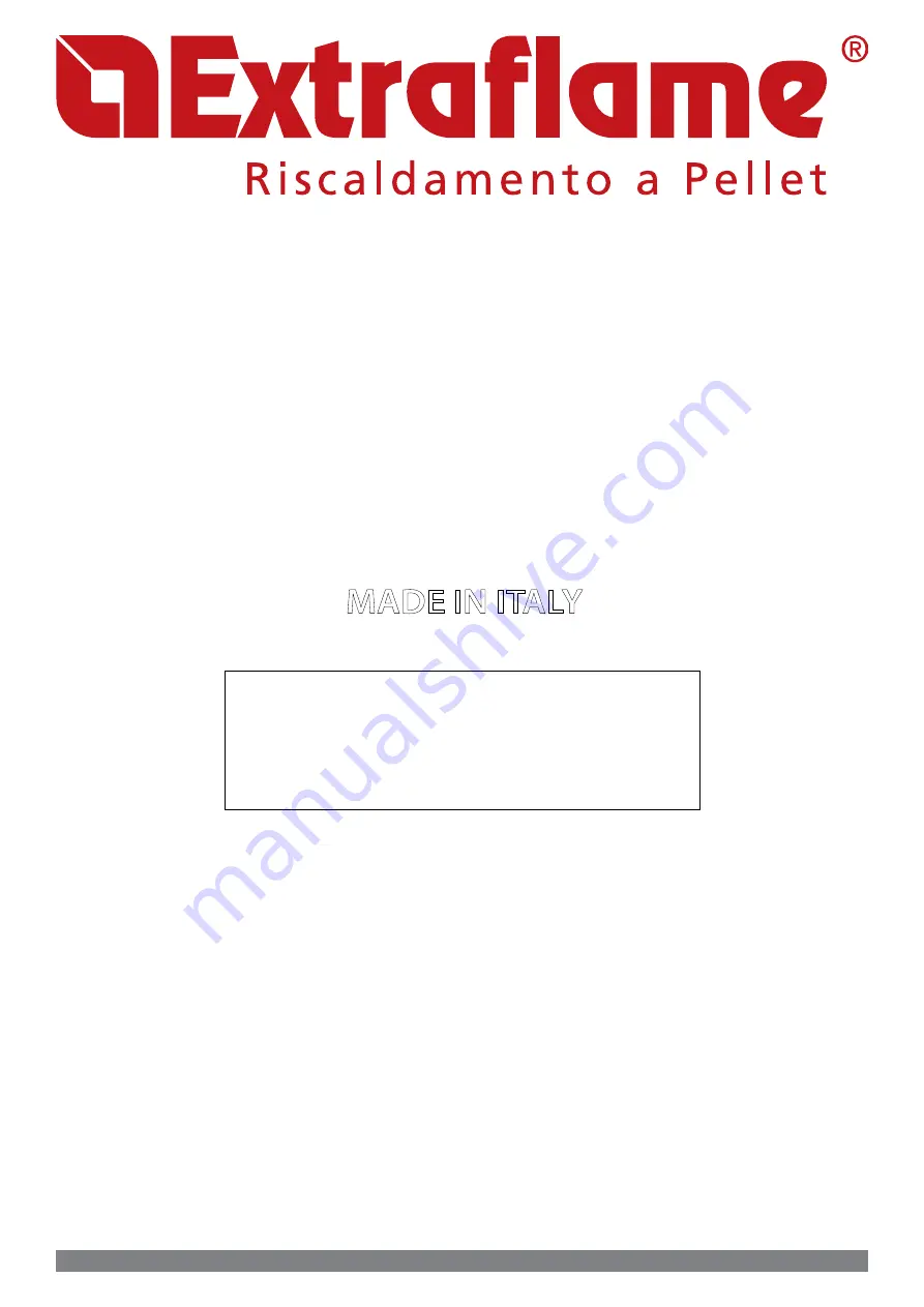 Extraflame MIRKA User Manual Download Page 40