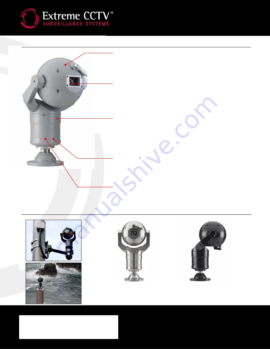 EXTREME CCTV Moondance Specifications Download Page 2