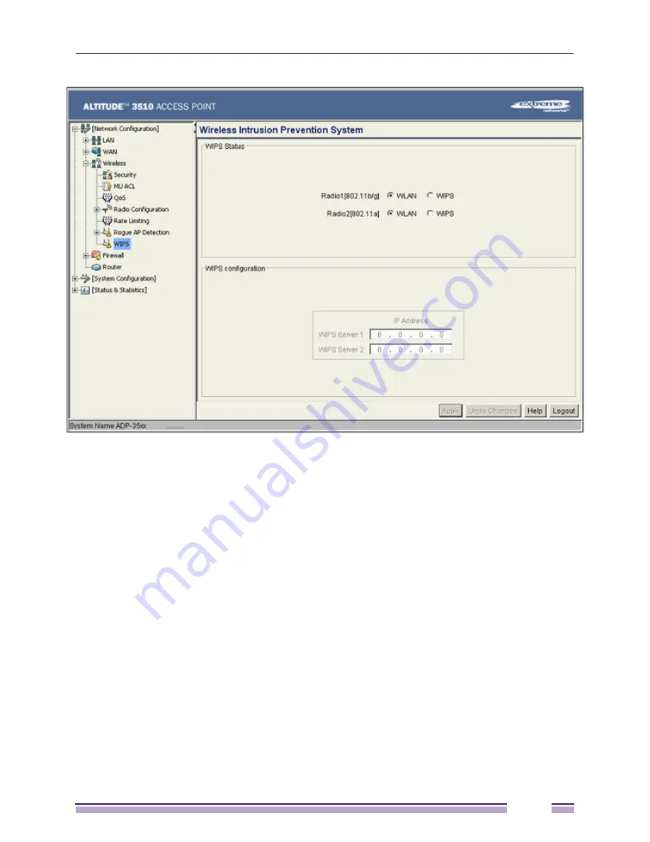 Extreme Networks Altitude 3500 Series Product Reference Manual Download Page 163