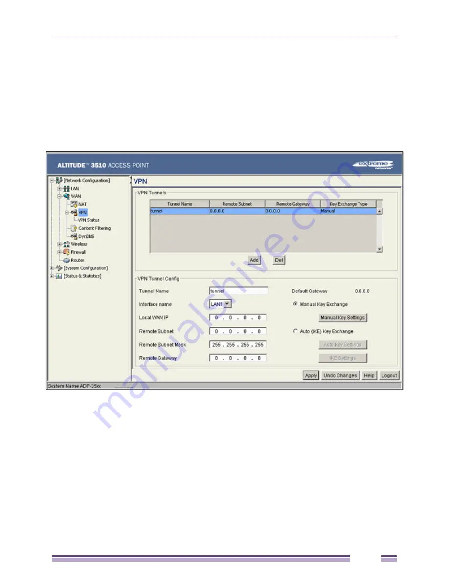 Extreme Networks Altitude 3500 Series Product Reference Manual Download Page 195