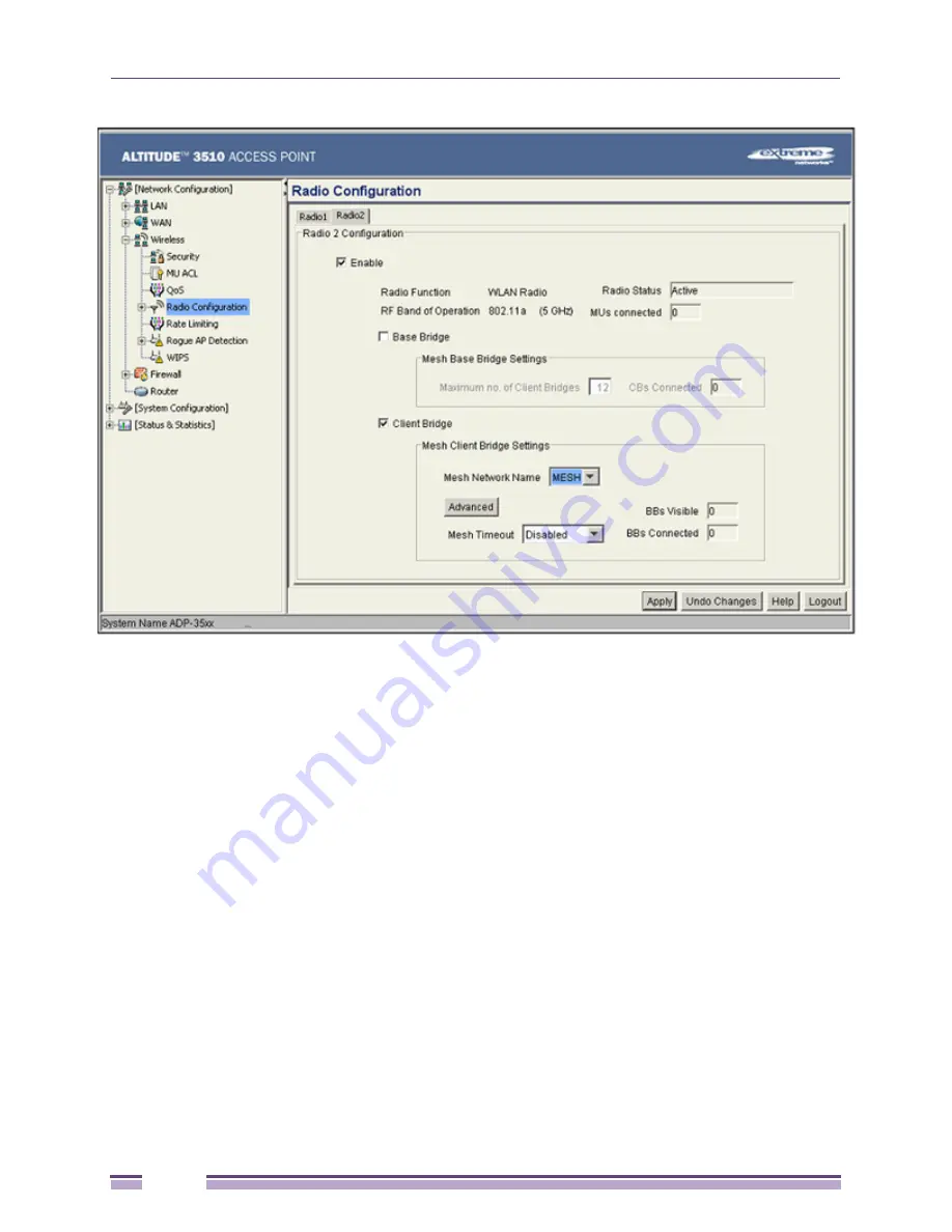 Extreme Networks Altitude 3500 Series Product Reference Manual Download Page 544