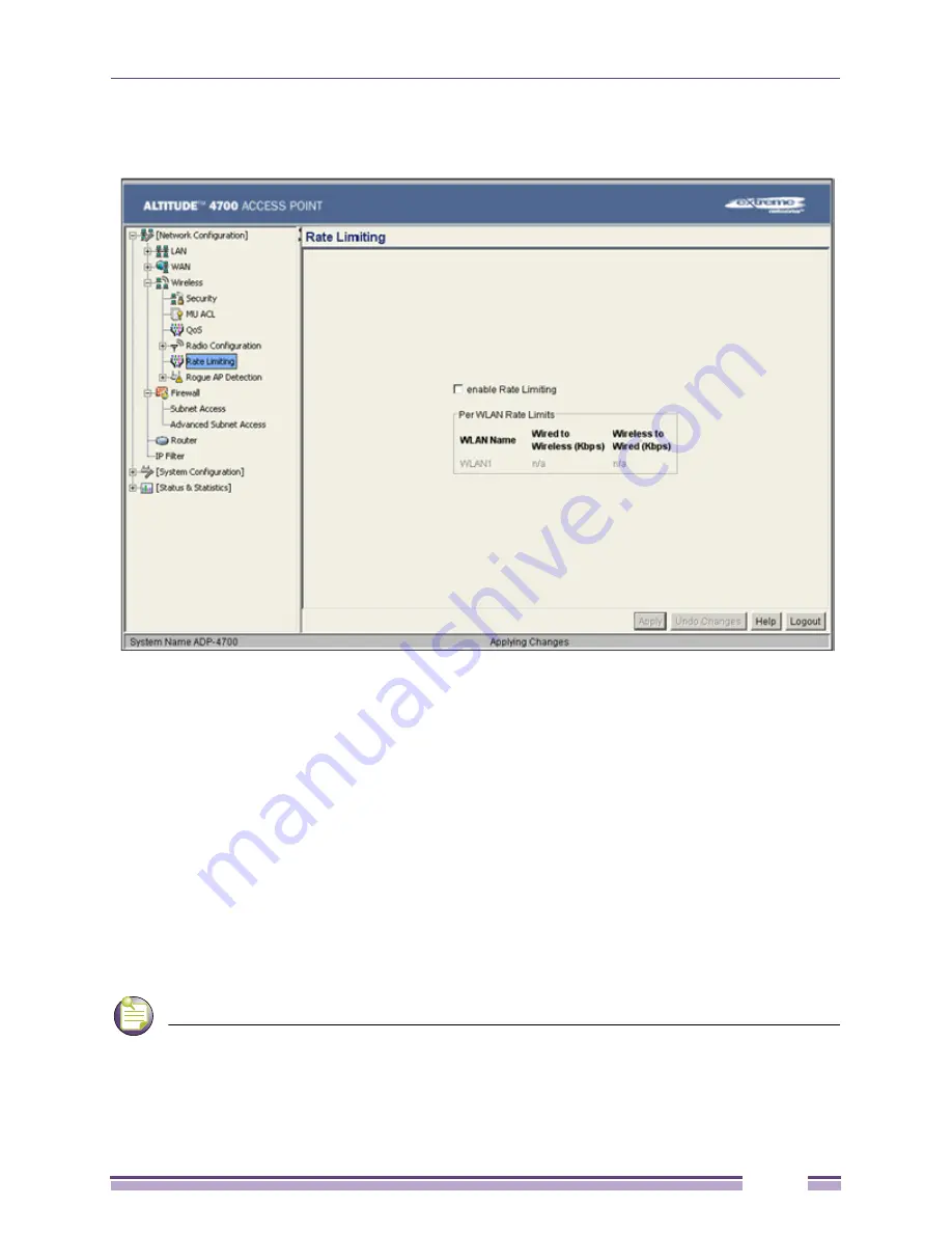 Extreme Networks Altitude 4700 Series Product Reference Manual Download Page 185