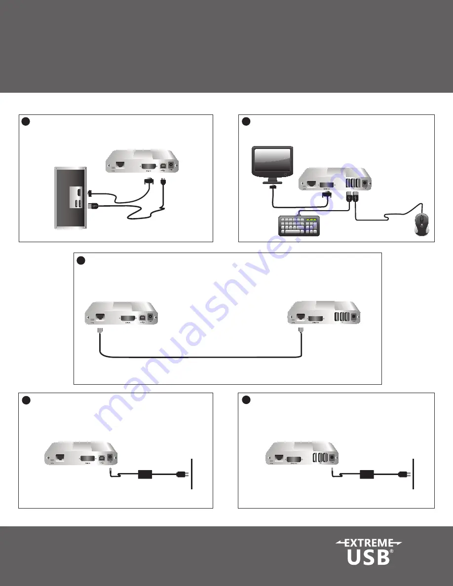 Extreme USB VU5353 Quick Start Manual Download Page 1