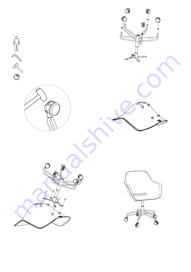 Extremis Captain's chair Manual Download Page 9