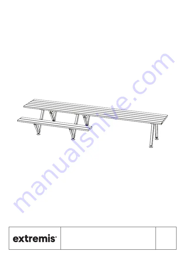 Extremis MARINA TABLE Скачать руководство пользователя страница 1