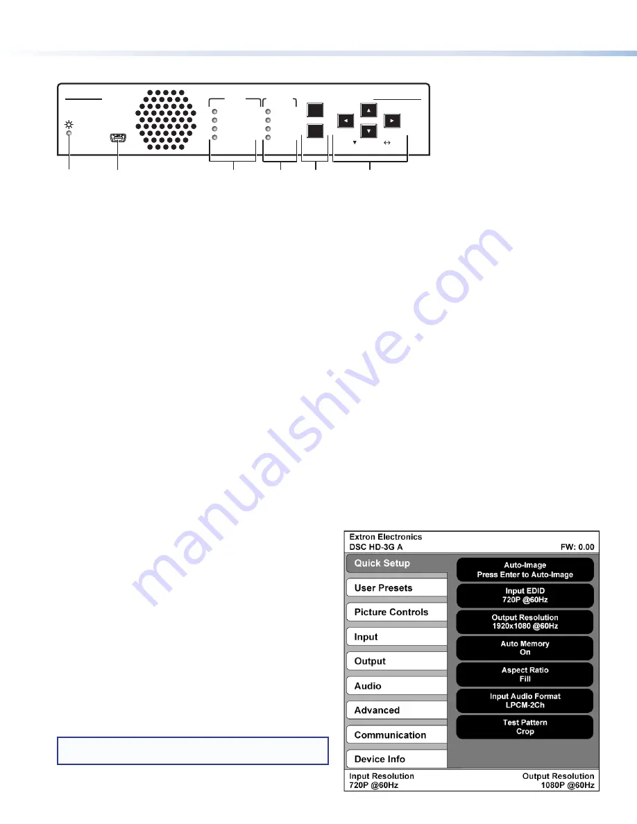 Extron electronics DSC HD-3G A Setup Manual Download Page 2