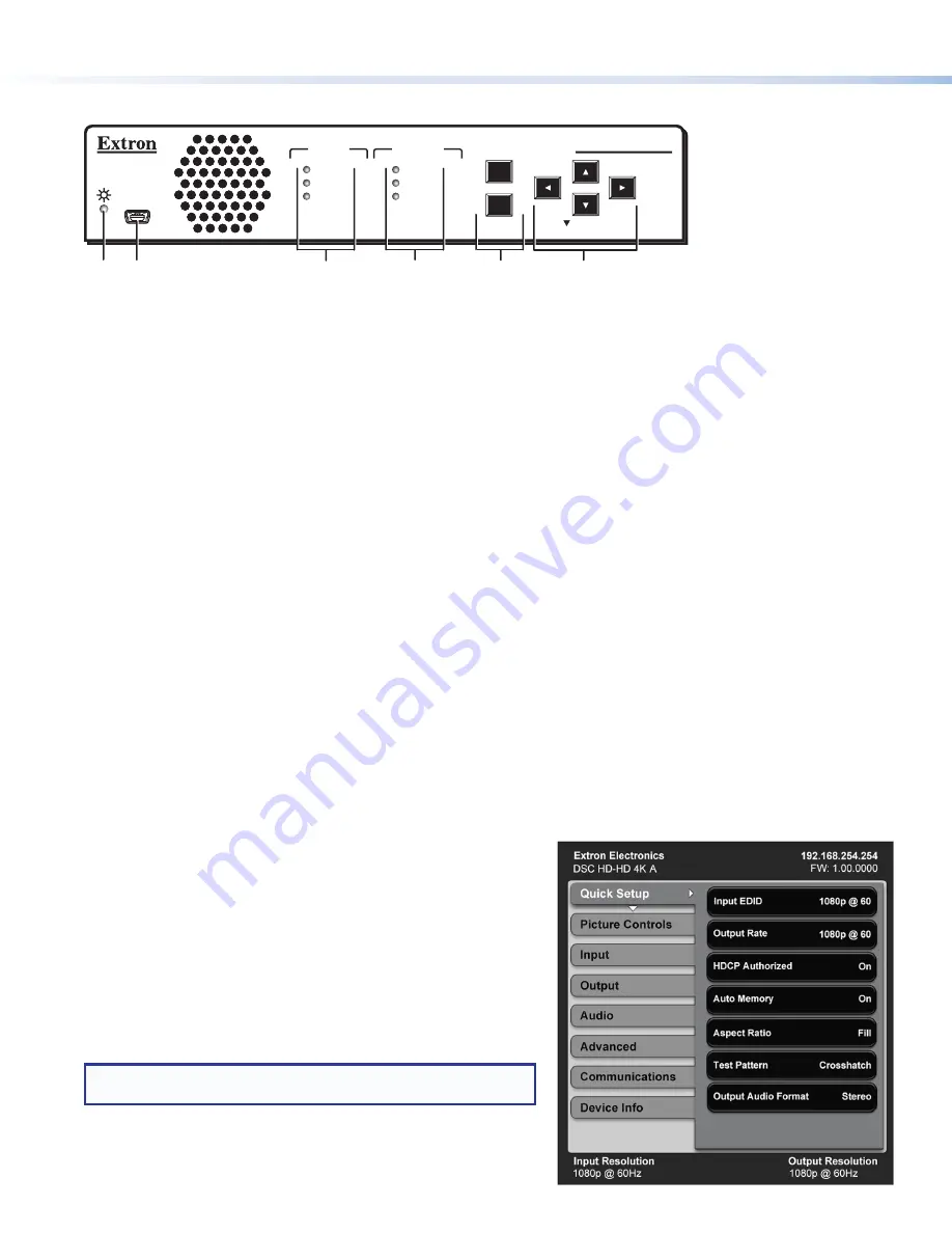 Extron electronics DSC HD-HD 4K A Setup Manual Download Page 2