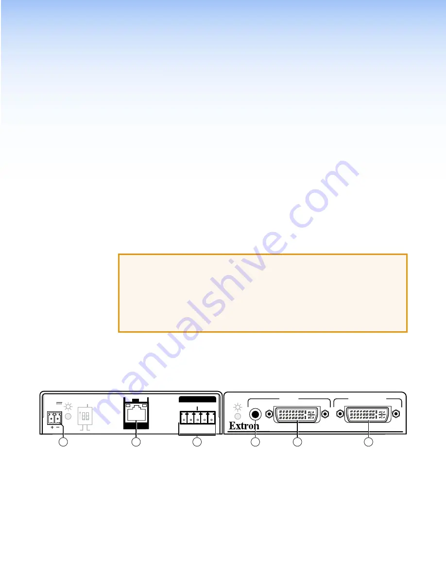 Extron electronics DTP DVI 230 Скачать руководство пользователя страница 9