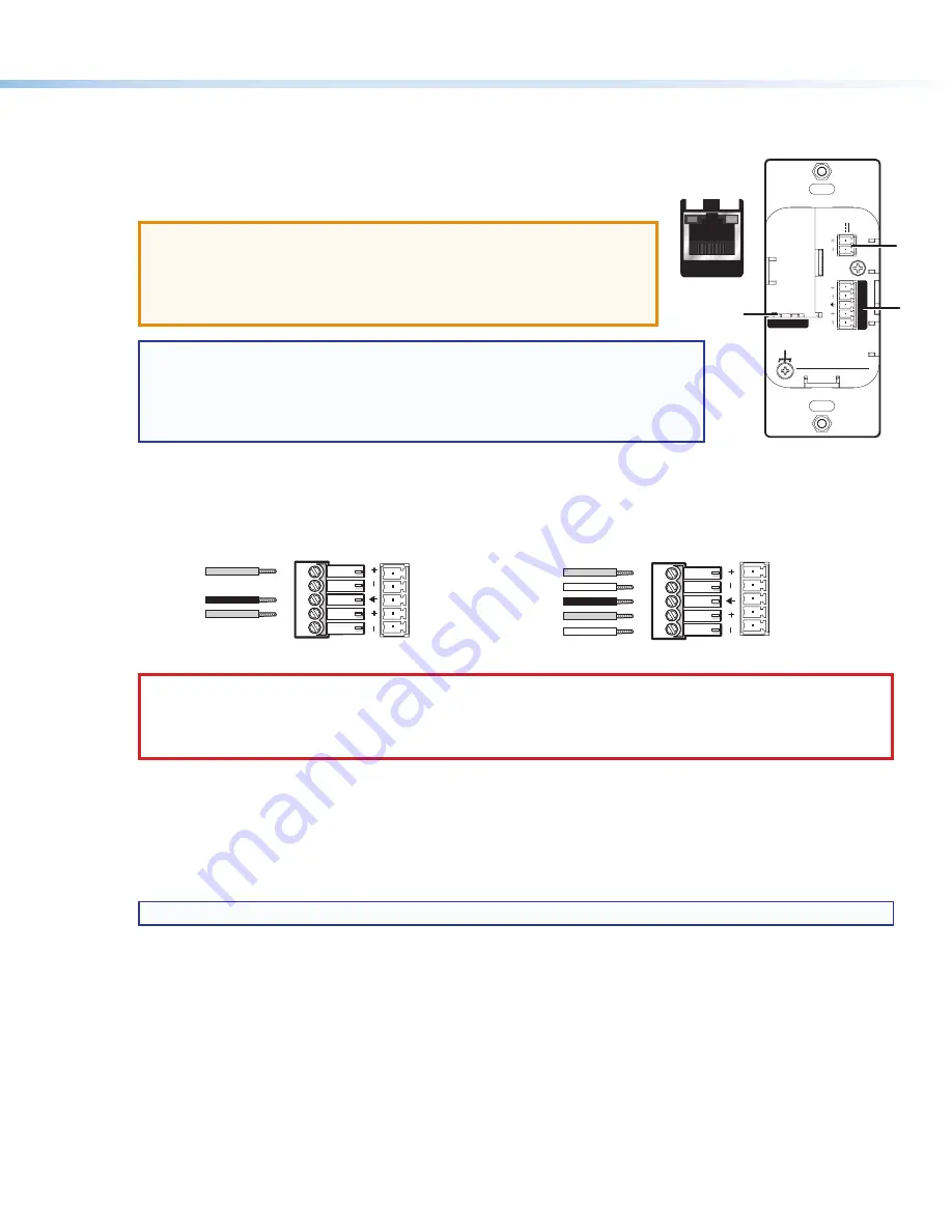 Extron electronics DTP R HWP 4K D series Setup Manual Download Page 3