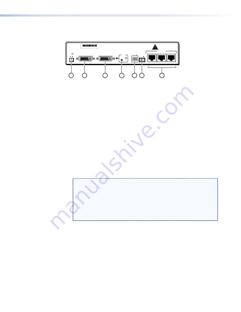 Extron electronics Dual Link DVI Transmitter and Receiver DVI DL 201 Rx Скачать руководство пользователя страница 10