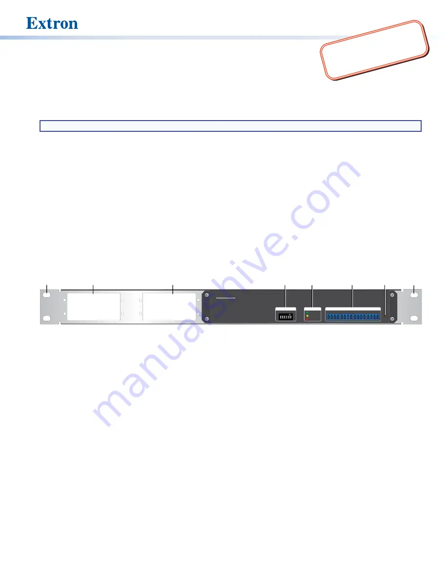 Extron electronics EBP 108 RAAP Button Panel Скачать руководство пользователя страница 1