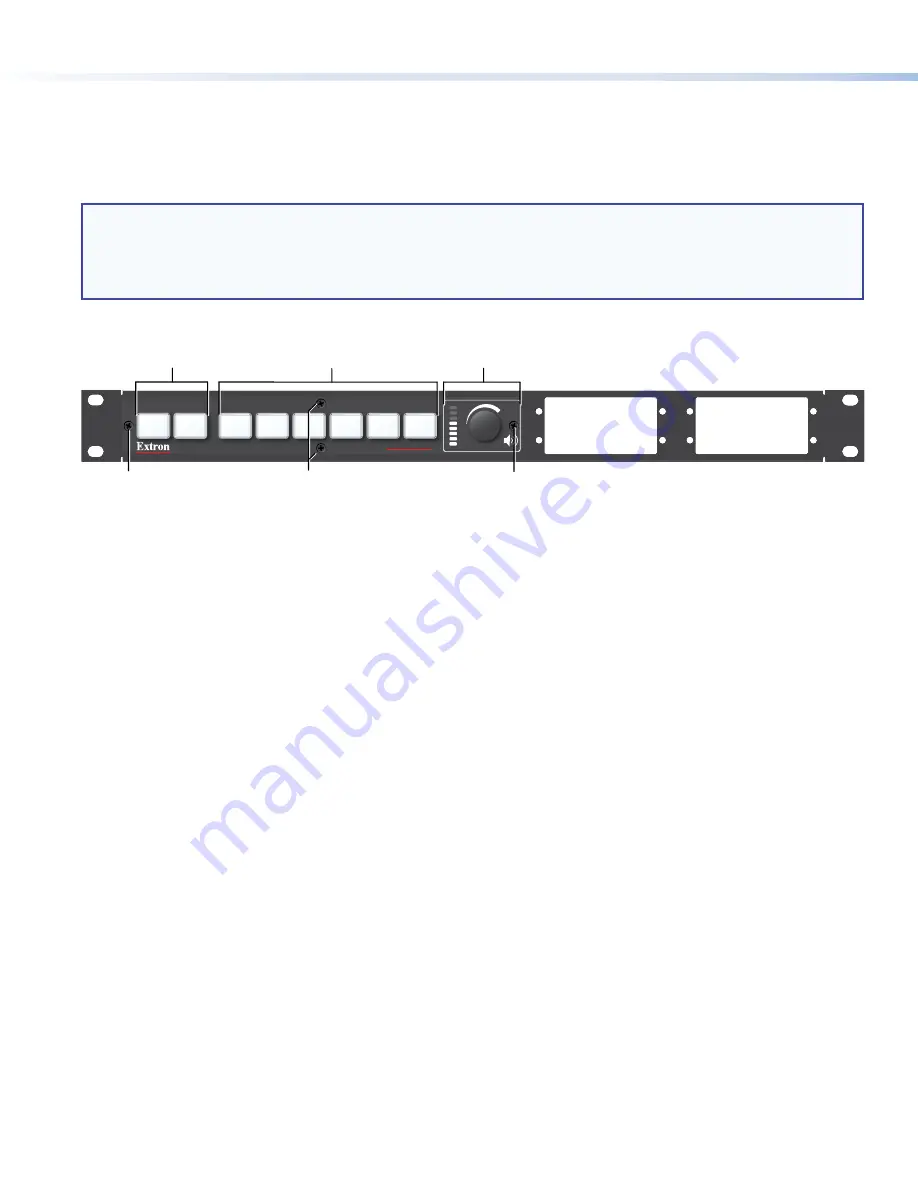 Extron electronics EBP 108 RAAP Button Panel Скачать руководство пользователя страница 2