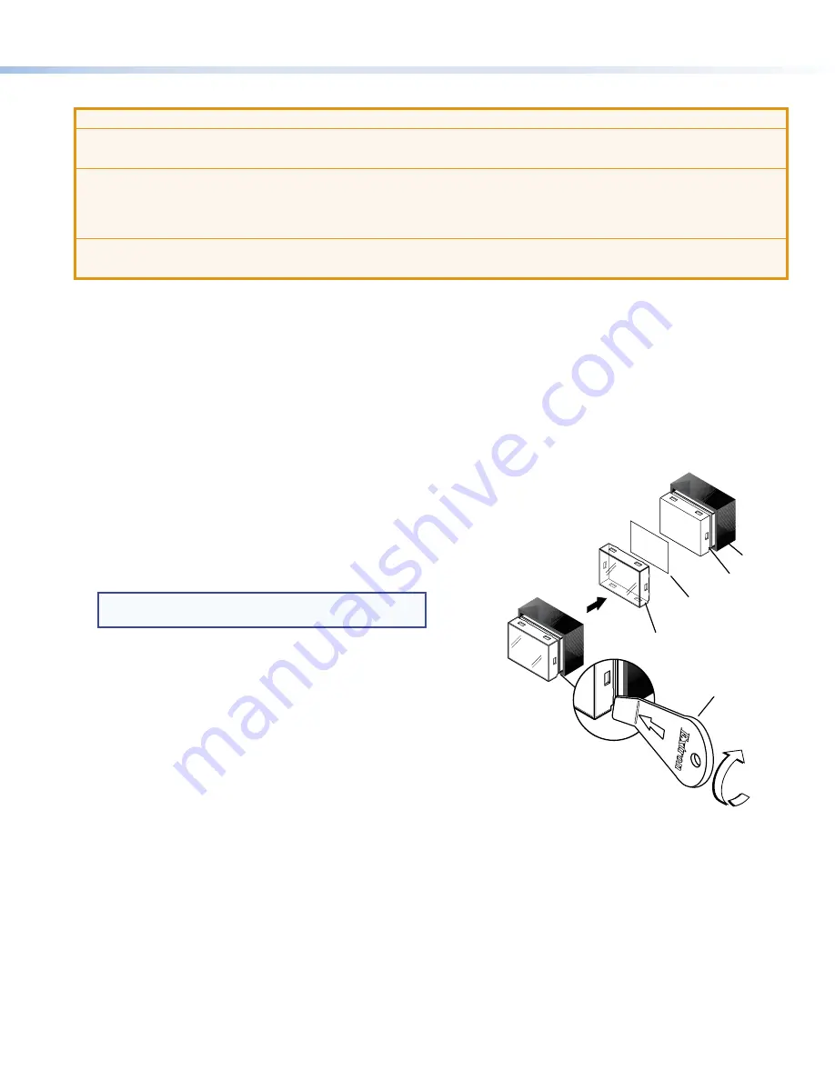 Extron electronics EBP 108 RAAP Button Panel Скачать руководство пользователя страница 3