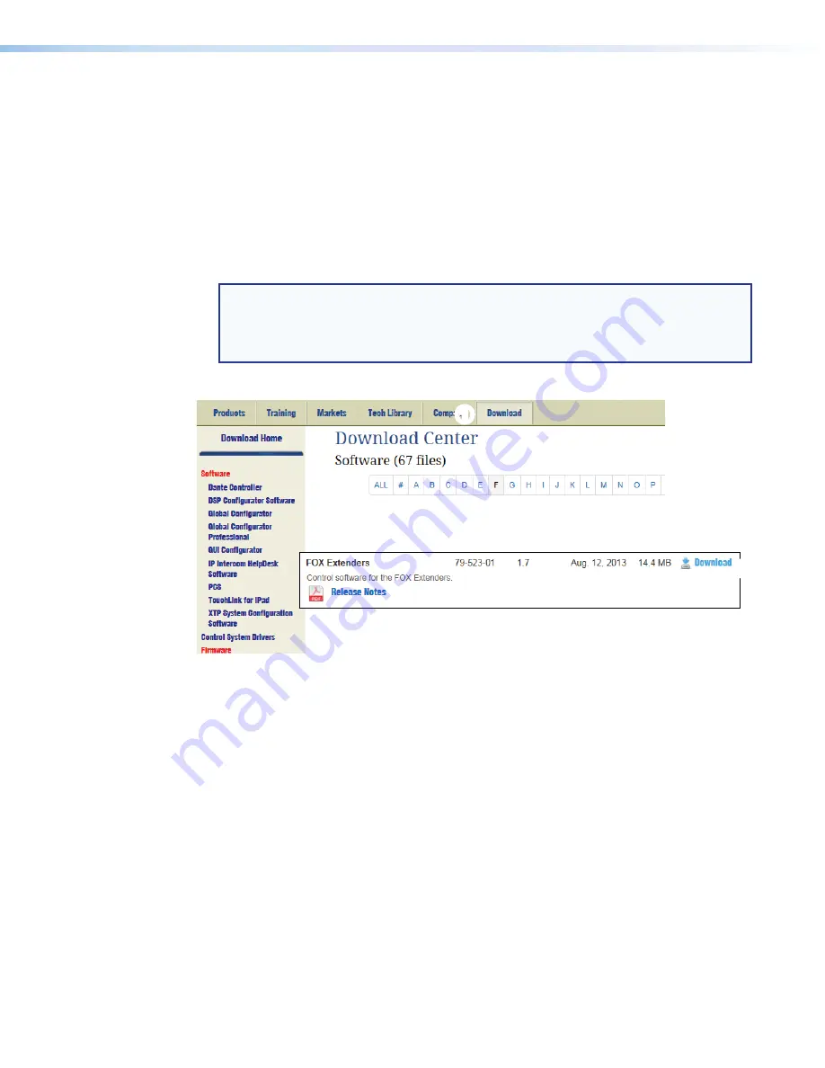 Extron electronics FOXBOX Rx DVI MM User Manual Download Page 36