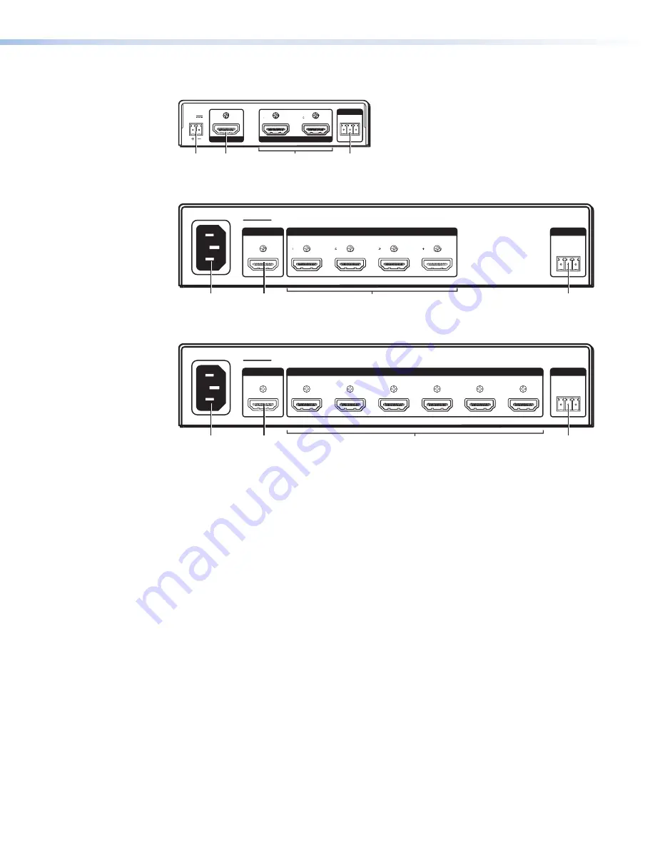 Extron electronics HDMI DA Series User Manual Download Page 10