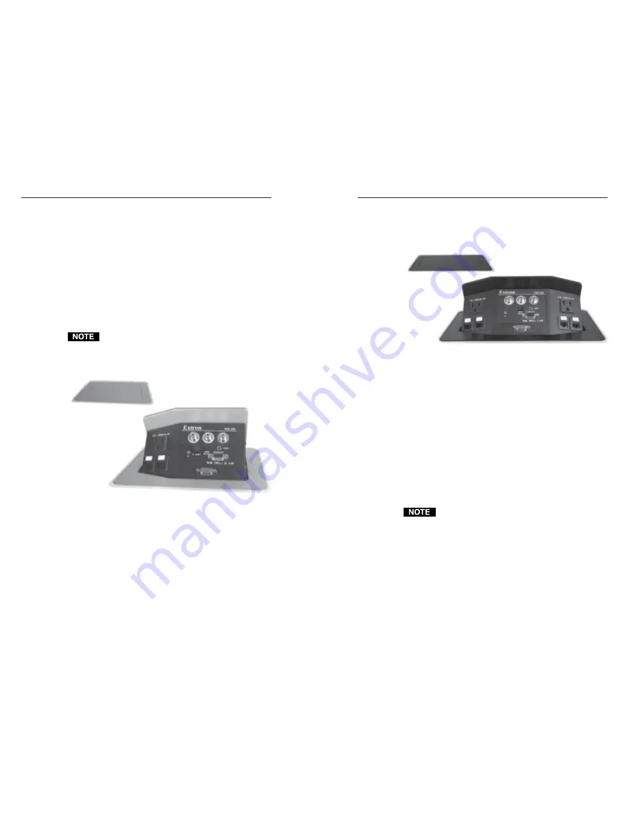 Extron electronics Hideaway HSA 400 US/domestic User Manual Download Page 6