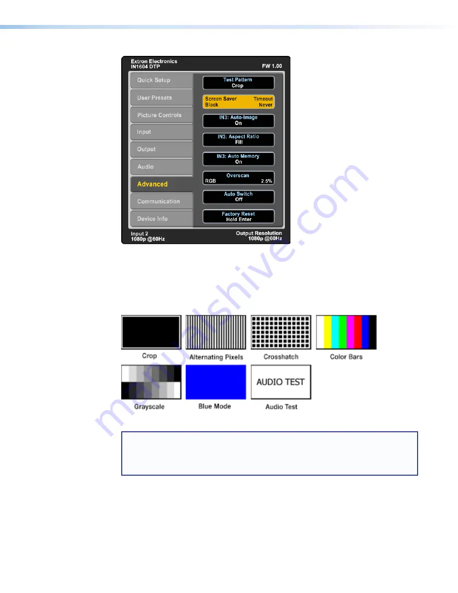 Extron electronics IN1604 DTP User Manual Download Page 29