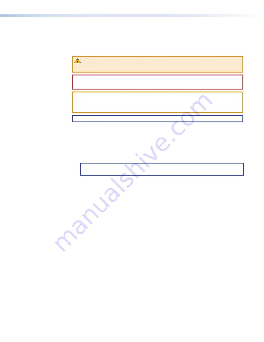 Extron electronics IP Link IPL T CR48 User Manual Download Page 5