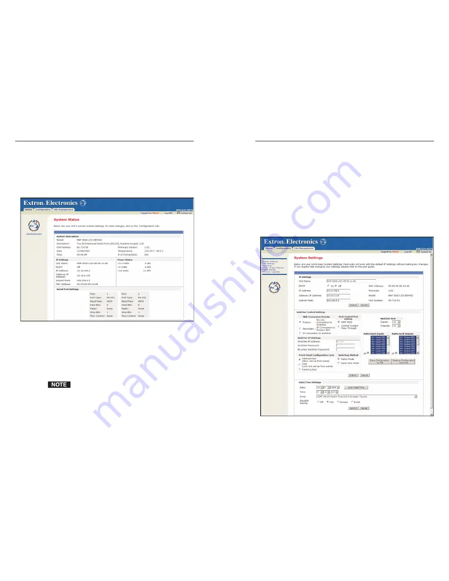 Extron electronics MKP 3000 User Manual Download Page 37