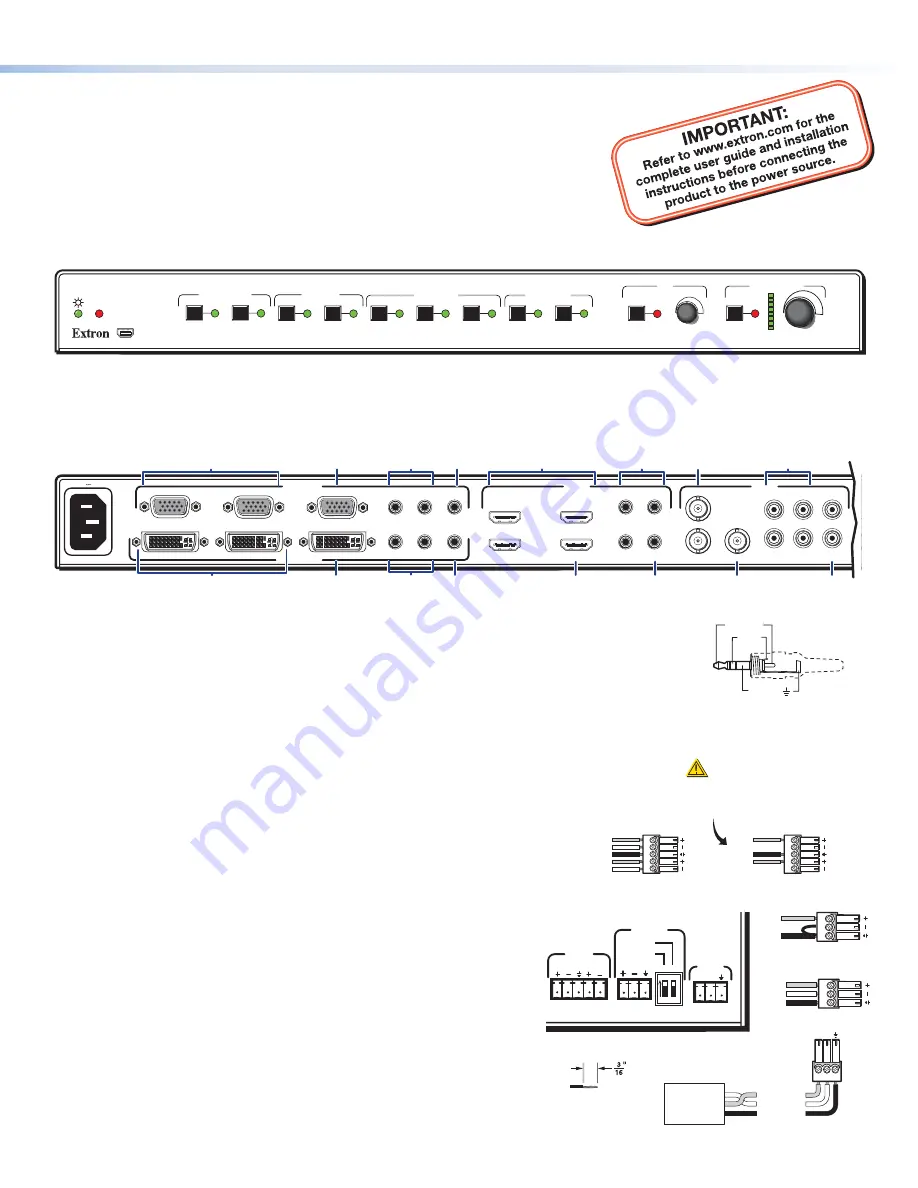 Extron electronics MPS 409 Скачать руководство пользователя страница 1