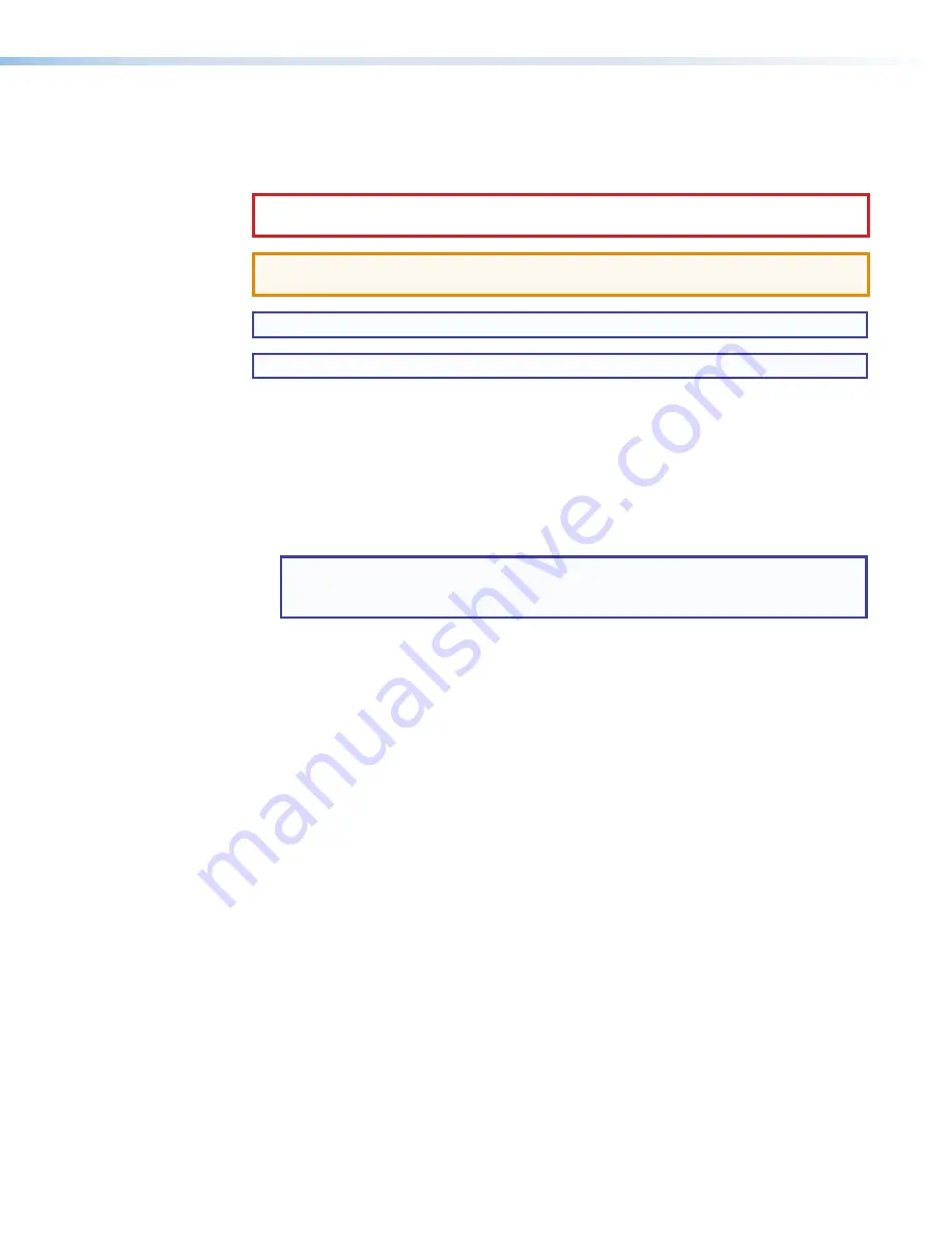 Extron electronics MTP A/V Series User Manual Download Page 4