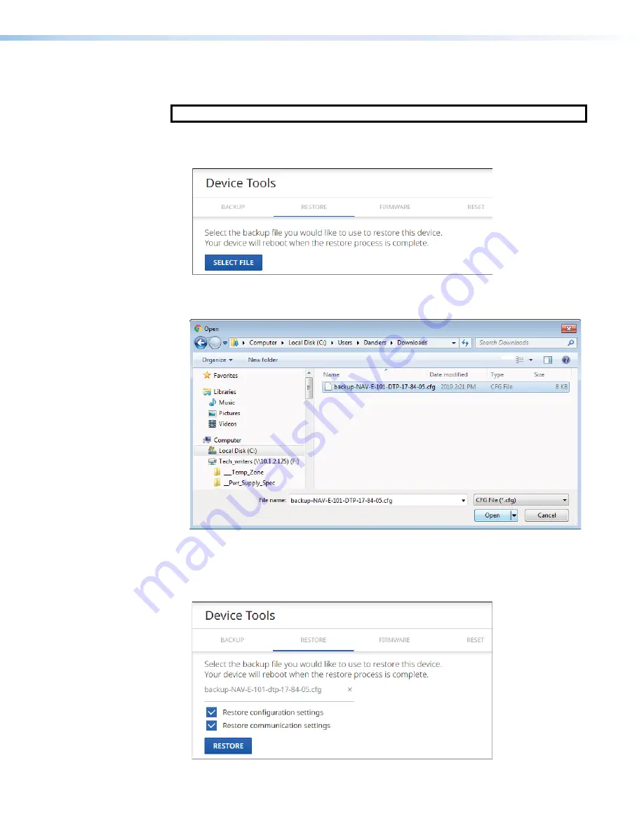 Extron electronics NAV E 101 DTP User Manual Download Page 42