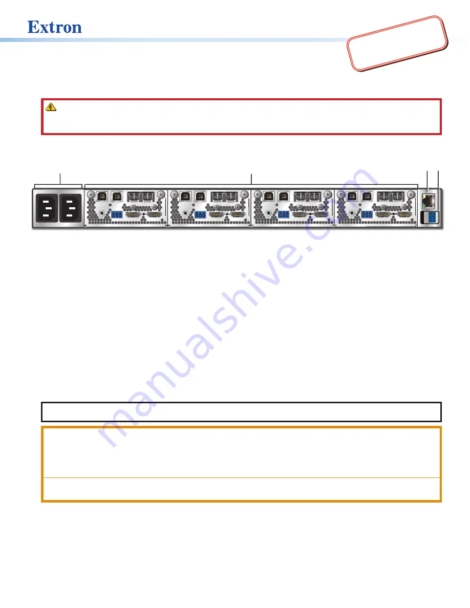 Extron electronics PowerCage 411 Скачать руководство пользователя страница 1