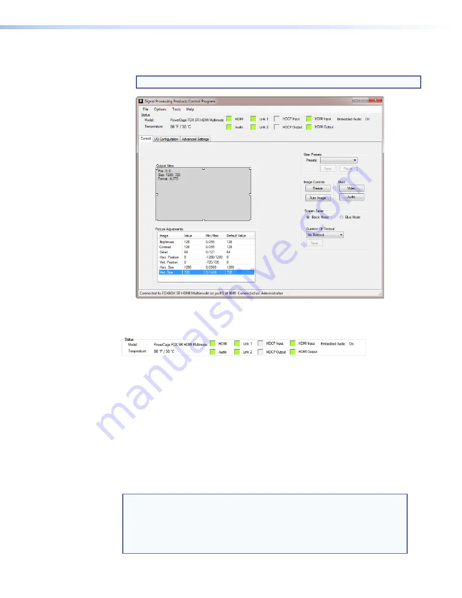 Extron electronics PowerCage FOX SR HDMI Скачать руководство пользователя страница 30