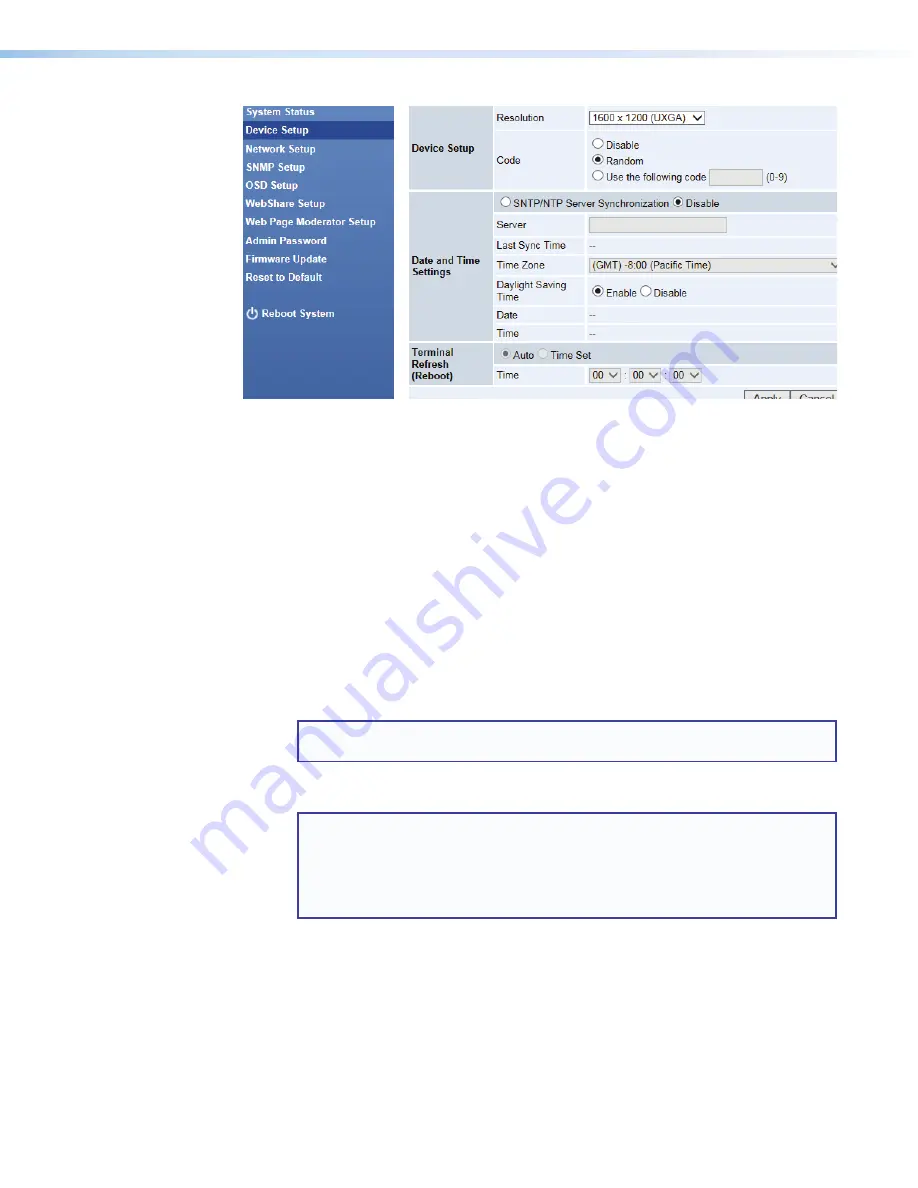 Extron electronics ShareLink 200 N User Manual Download Page 32