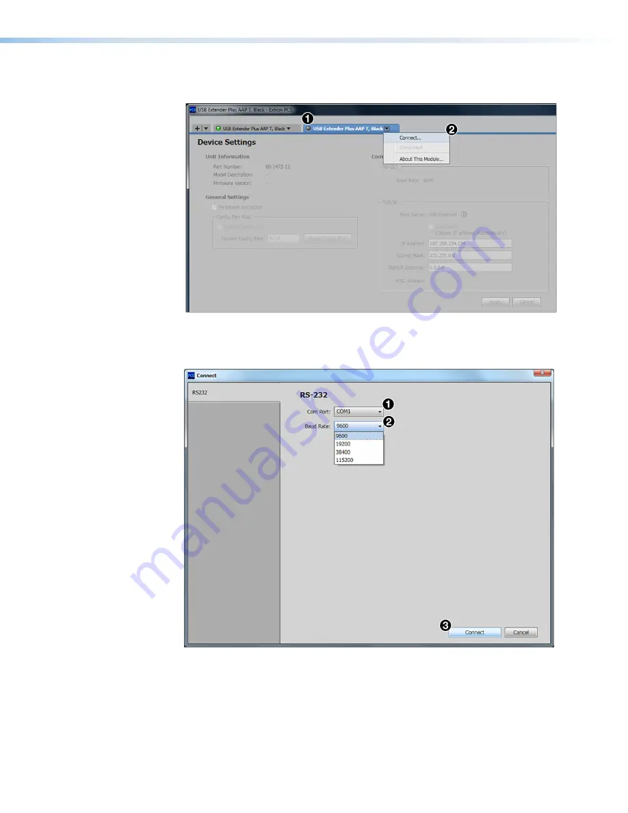 Extron electronics USB Extender Plus  Decorator-Style User Manual Download Page 40