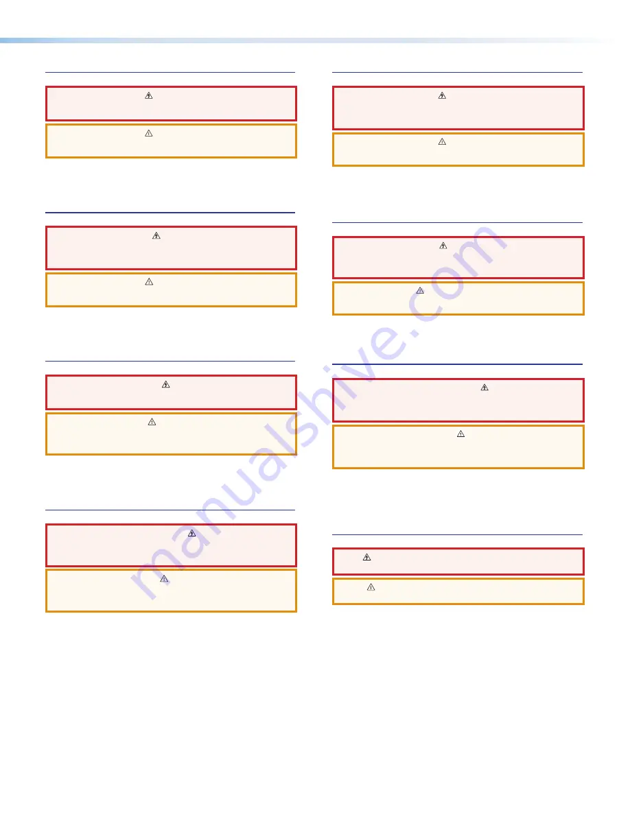 Extron electronics VoiceLift Pro VLS 3001 User Manual Download Page 2